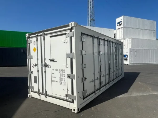 conteneur frigorifique 20 pieds porte latérale