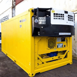 Conteneur réfrigéré de 20 pieds NARU 288147-2 avec groupe électrogène