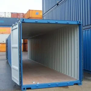 CONTENEUR MARITIME PREMIER VOYAGE DOUBLE PORTE DE 40 PIEDS