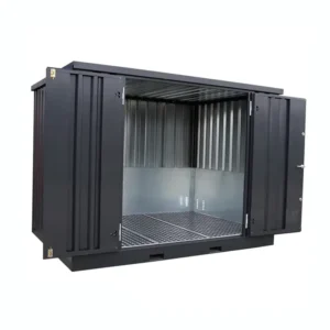 Conteneur chimique 2 x 2 mètres en couleur – Double porte