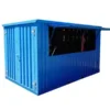 Conteneur bar démontable 3 x 2 mètres Bleu 5012