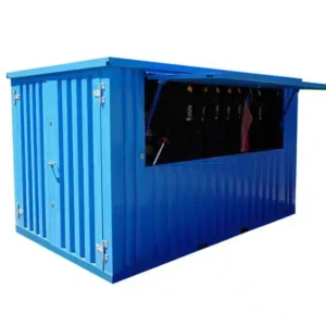 Conteneur bar démontable 3 x 2 mètres Bleu 5012
