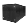 Conteneur Noir 5 x 2 mètres – Porte double côté court