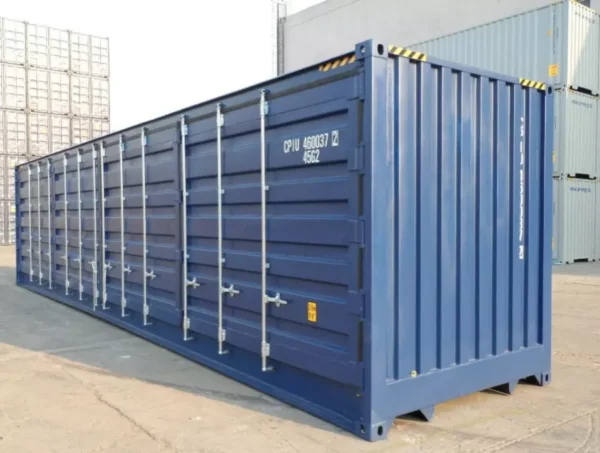CONTENEUR MARITIME PREMIER VOYAGE OUVERTURE LATÉRALE DE 40 PIEDS HIGH CUBE – Image 3