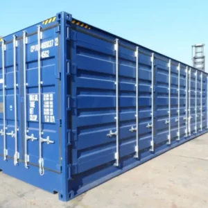 CONTENEUR MARITIME PREMIER VOYAGE OUVERTURE LATÉRALE DE 40 PIEDS HIGH CUBE