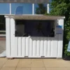Conteneur bar démontable 3 x 2 mètres Blanc RAL 9016