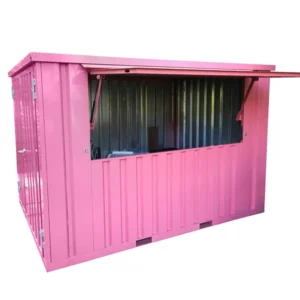 Conteneur bar démontable 3 x 2 mètres Rose 3014