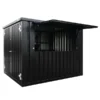 Conteneur bar démontable 3 x 2 mètres Noir 9005