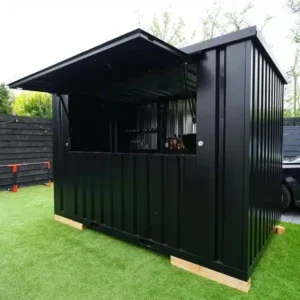 Conteneur bar démontable 3 x 2 mètres Noir 9005