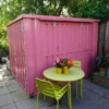 Conteneur bar démontable 3 x 2 mètres Rose 3014