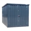Conteneur 4 x 2 mètres RAL 7016 – Porte double côté court