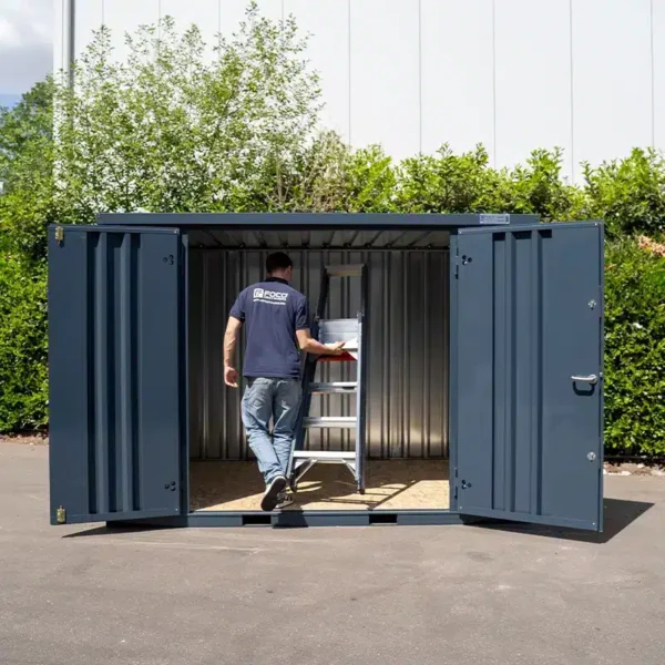 Conteneur 3 x 2 mètres RAL 7016 – Porte double côté long – Image 3