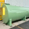 Réservoir à double paroi conforme à la norme EN 12285, 10000 litres, avec électropompe 70 L/min.