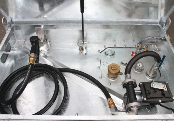 Réservoir d'essence mobile KI-B, à double paroi, 330 litres, avec pompe 230V (ATEX) et accessoires – Image 5