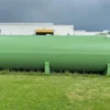 Réservoir à double paroi conforme à la norme EN 12285, 3000 litres, avec électropompe 70 L/min.