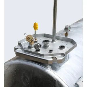 Réservoir de diesel stationnaire KA, 1 500 litres, avec pompe 230V et accessoires