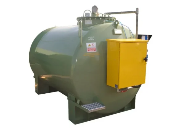Réservoir à double paroi conforme à la norme EN 12285, 20000 litres, avec électropompe 70 L/min. – Image 11