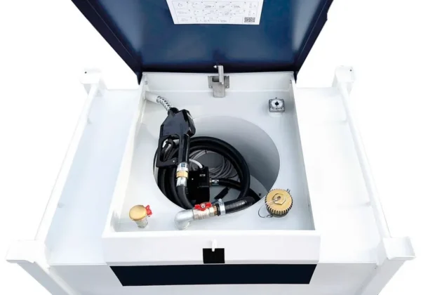 Réservoir mobile Eco pour gasoil, 200 litres, pompe 12/24V et autres accessoires – Image 2