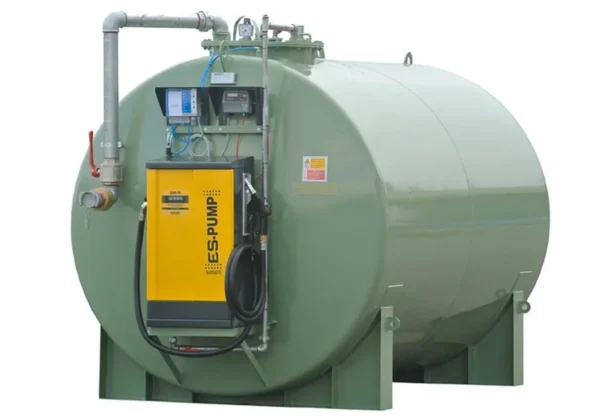 Réservoir à double paroi conforme à la norme EN 12285, 20000 litres, avec électropompe 70 L/min. – Image 6