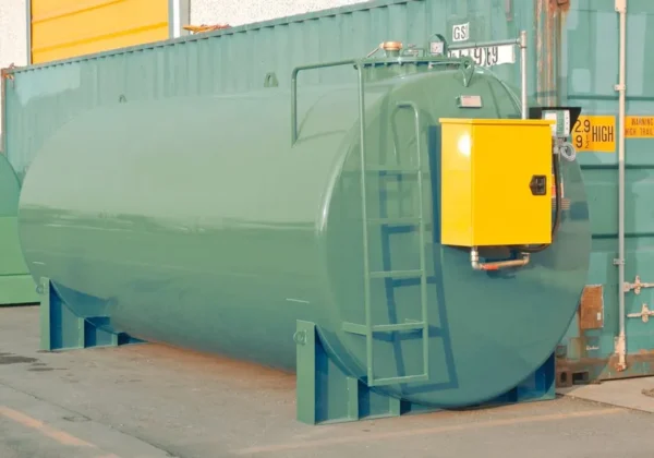 Réservoir à double paroi conforme à la norme EN 12285, 20000 litres, avec électropompe 70 L/min. – Image 7