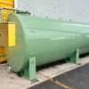 Réservoir à double paroi conforme à la norme EN 12285, 10000 litres, avec électropompe 70 L/min.