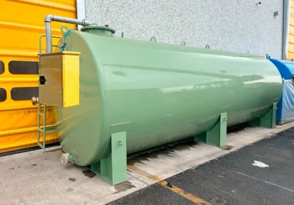 Réservoir à double paroi conforme à la norme EN 12285, 20000 litres, avec électropompe 70 L/min. – Image 9