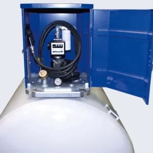 Réservoir de diesel stationnaire KA, 3 000 litres, avec pompe 230V et accessoires