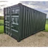 NOUVEAU (One Trip) Conteneur d'expédition standard de 20 pieds - Vert - Modèle à porte à levier unique facile à ouvrir