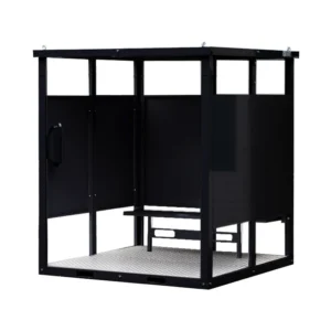Abri Ouvert de 2×2 mètres en couleur RAL 9005