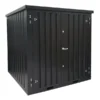 Conteneur Noir 2 x 2 mètres – Porte double