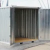 Conteneur gris galvanisé 2 x 2 mètres – Porte double