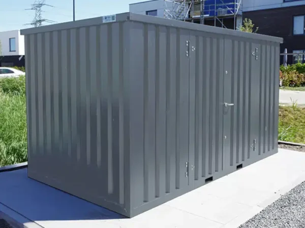 Conteneur 4 x 2 mètres RAL 7016 – Porte double côté long – Image 2