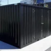 Conteneur Noir 4 x 2 mètres – Porte double côté long